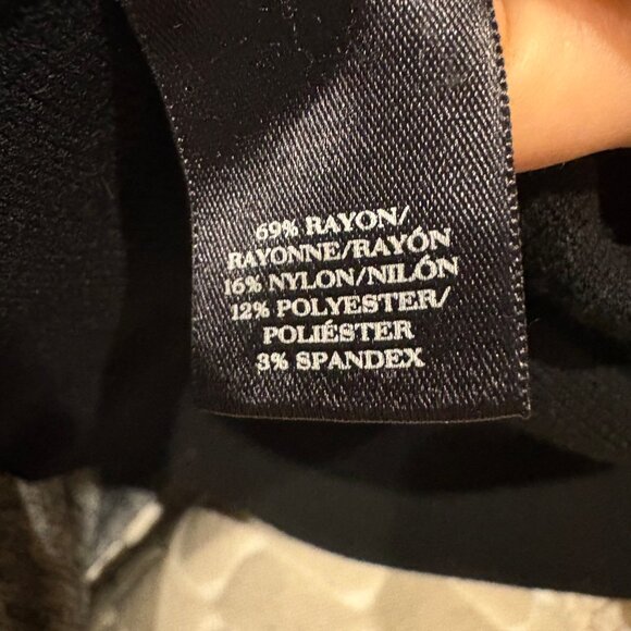 ann taylor flared skirt (above the knee/black) - Picture 2 of 2